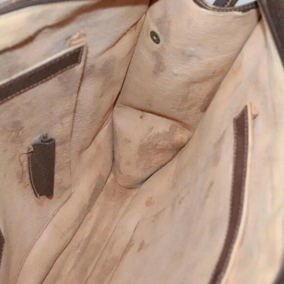 GUCCI GG Supreme Tote Bag PVC Beige Gold Auth am8712 - Picture 6 of 16